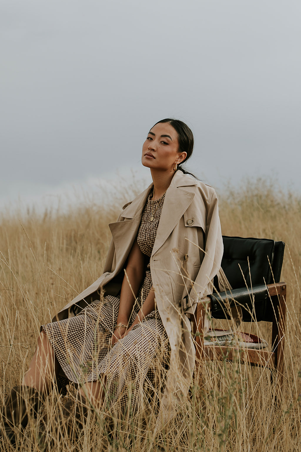 Rachel Trench Coat in Tan - FINAL SALE