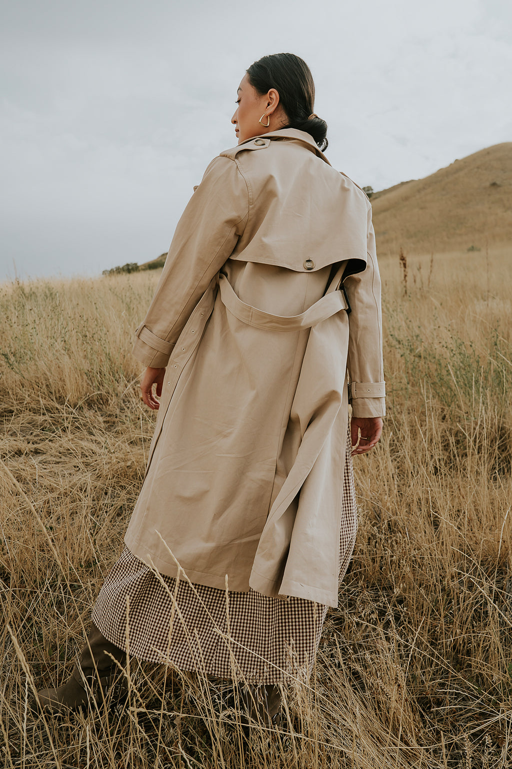 Rachel Trench Coat in Tan - FINAL SALE