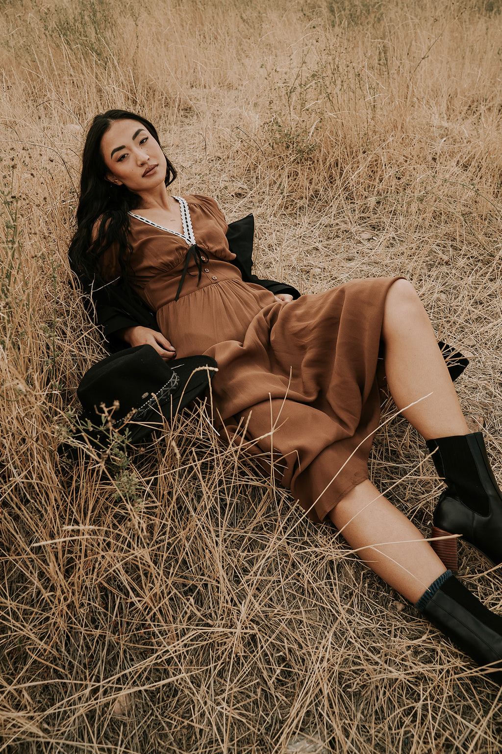 Kaydence Maxi Dress in Brown - FINAL SALE Kaydence Maxi Dress in Brown - FINAL SALE