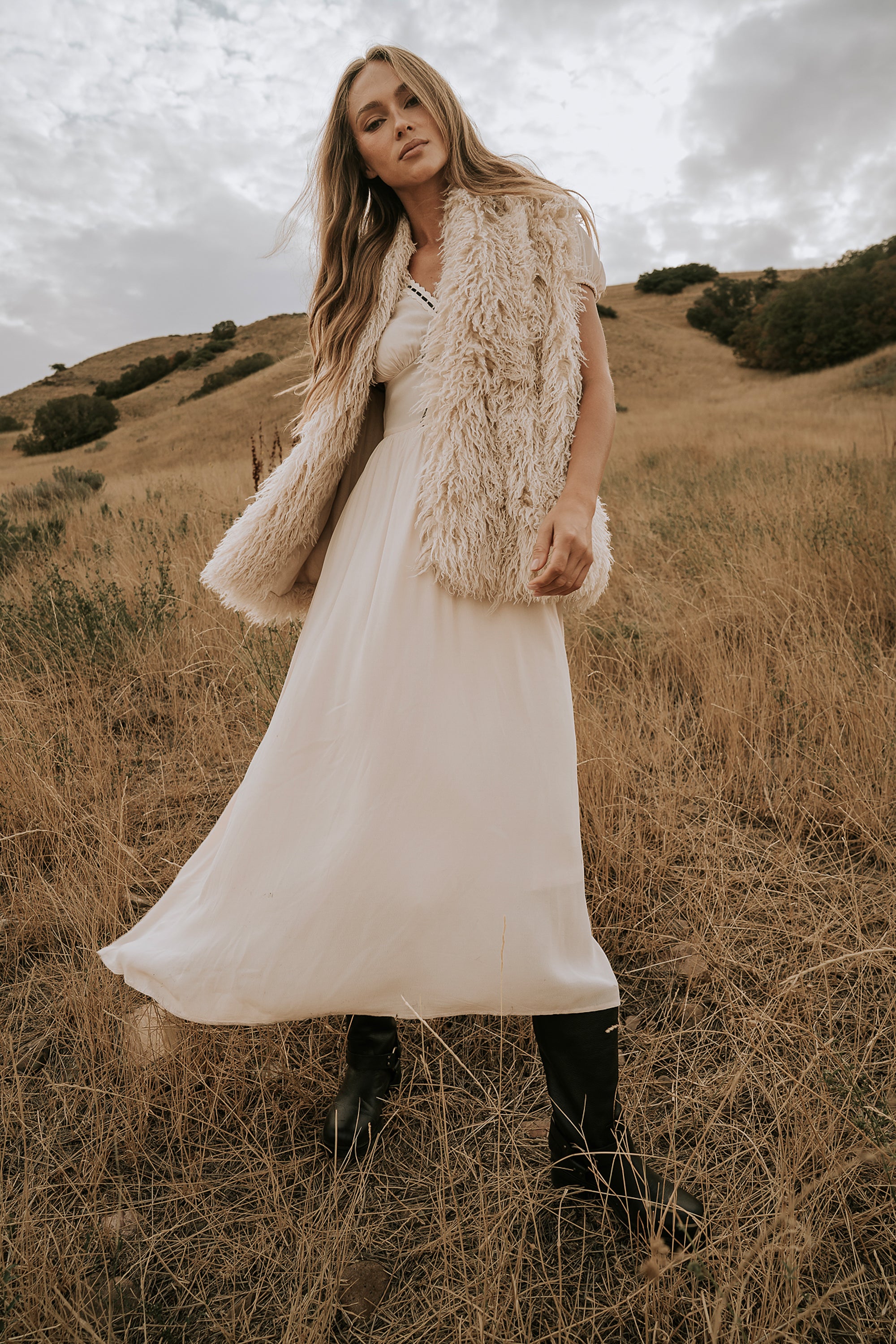 Kaydence Maxi Dress in Cream - FINAL SALE Kaydence Maxi Dress in Cream - FINAL SALE