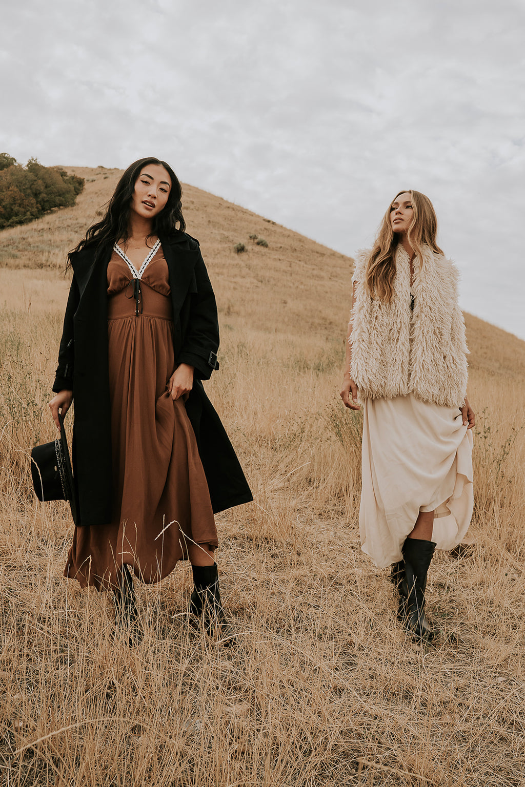 Rachel Trench Coat in Black - FINAL SALE