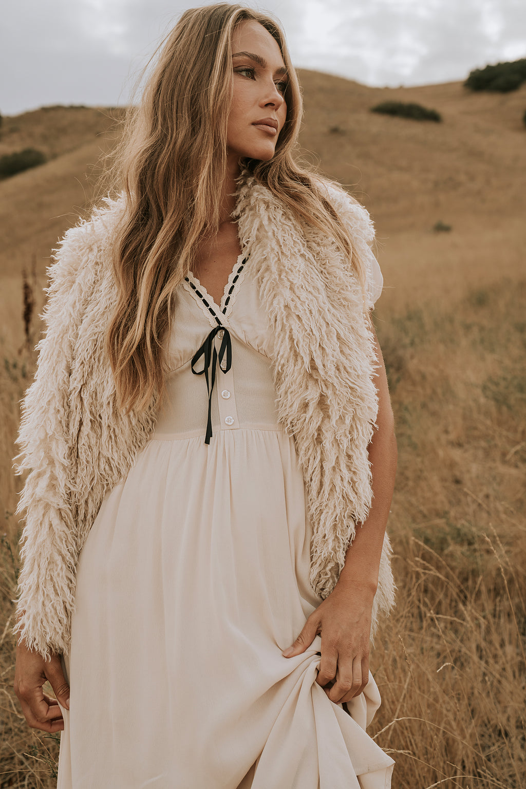Kaydence Maxi Dress in Cream - FINAL SALE Kaydence Maxi Dress in Cream - FINAL SALE