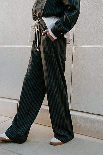 Valeria Striped Straight Leg Pants - FINAL SALE