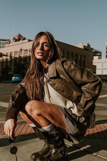  Vegan Leather Jacket 