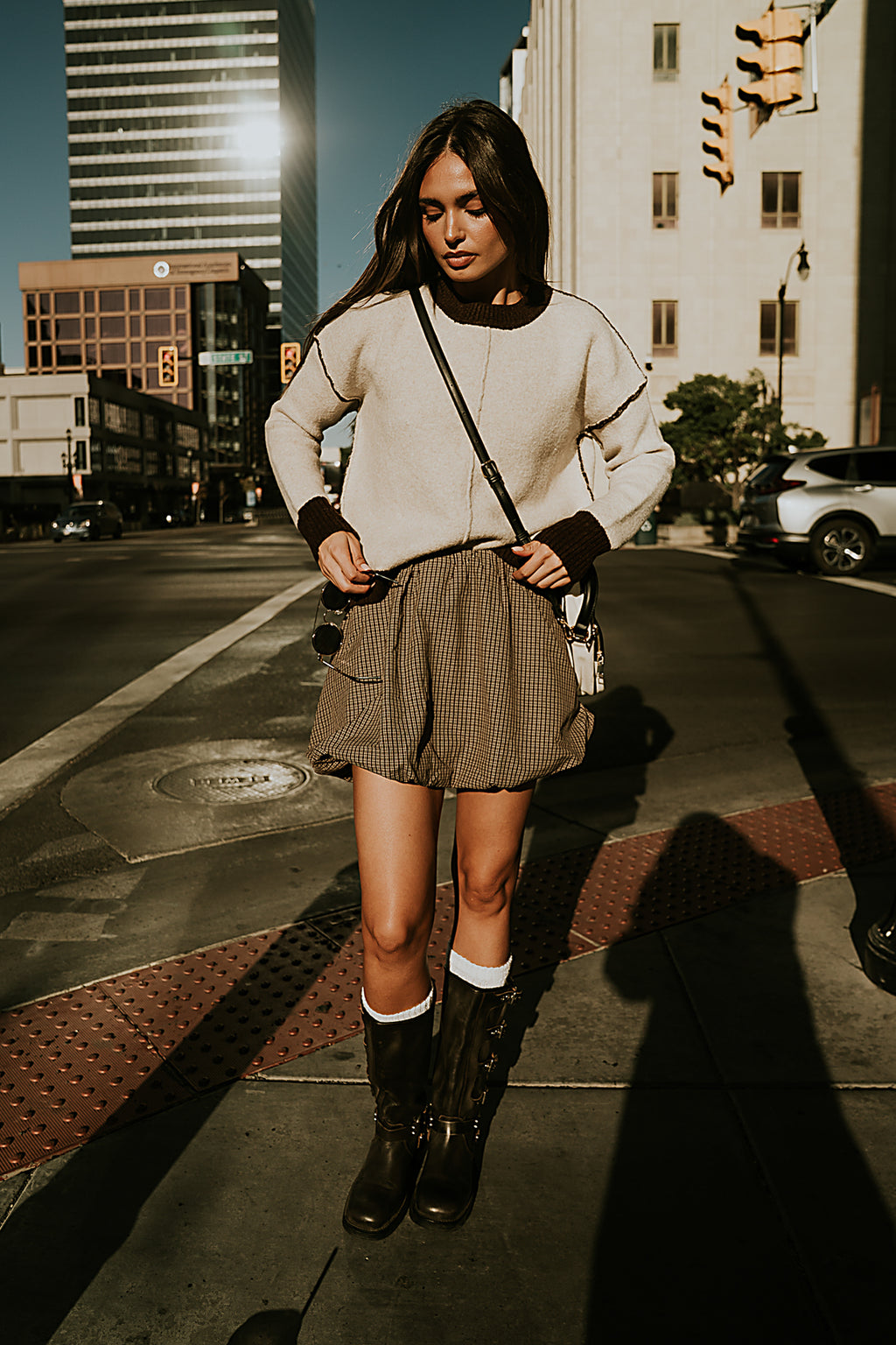 Contrast Hemlines