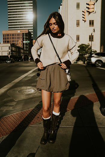 Contrast Hemlines