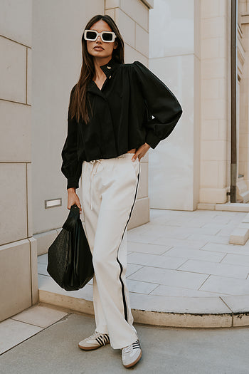 Londyn Bubble Jacket in Black - FINAL SALE