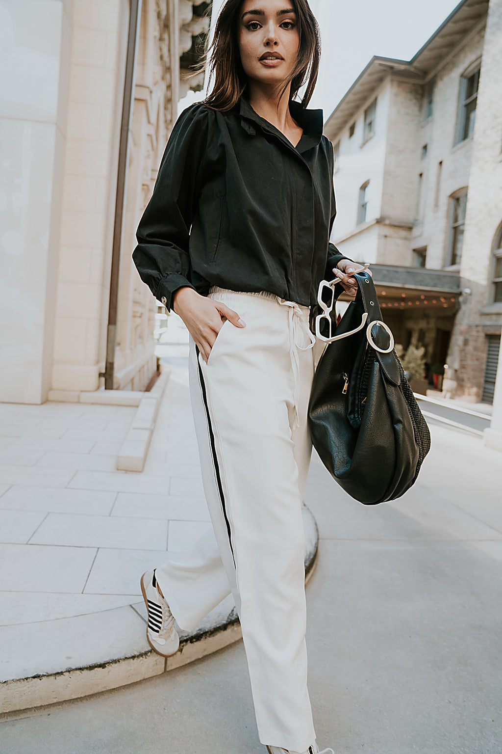 Londyn Bubble Jacket in Black - FINAL SALE