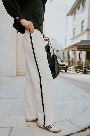 Jazzy Baggy Pants in Off White - FINAL SALE