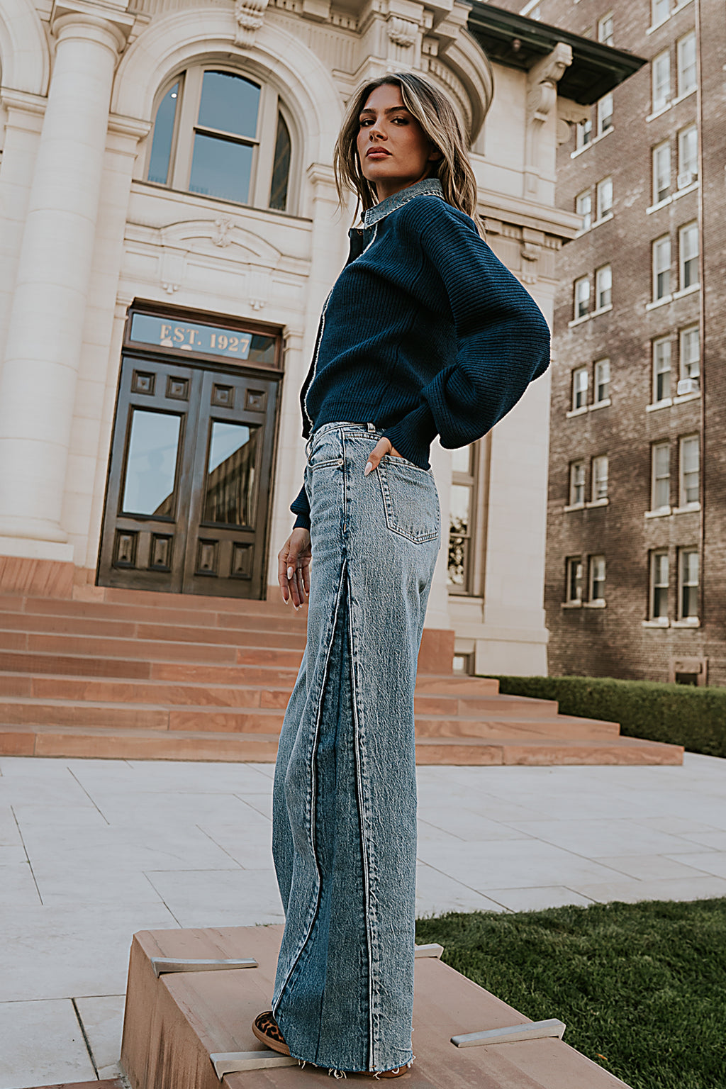 Joselyn Contrast Top - FINAL SALE