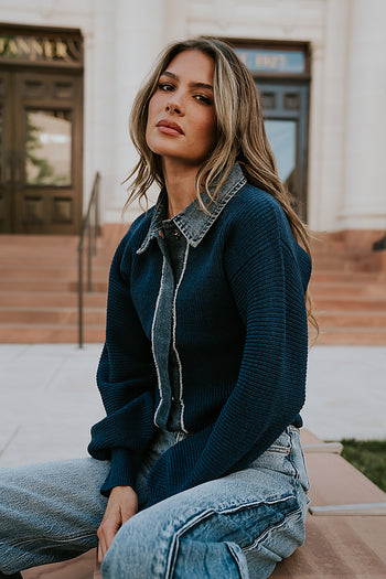 Joselyn Contrast Top - FINAL SALE