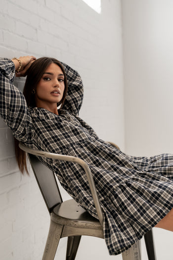 Plaid Mini Dress