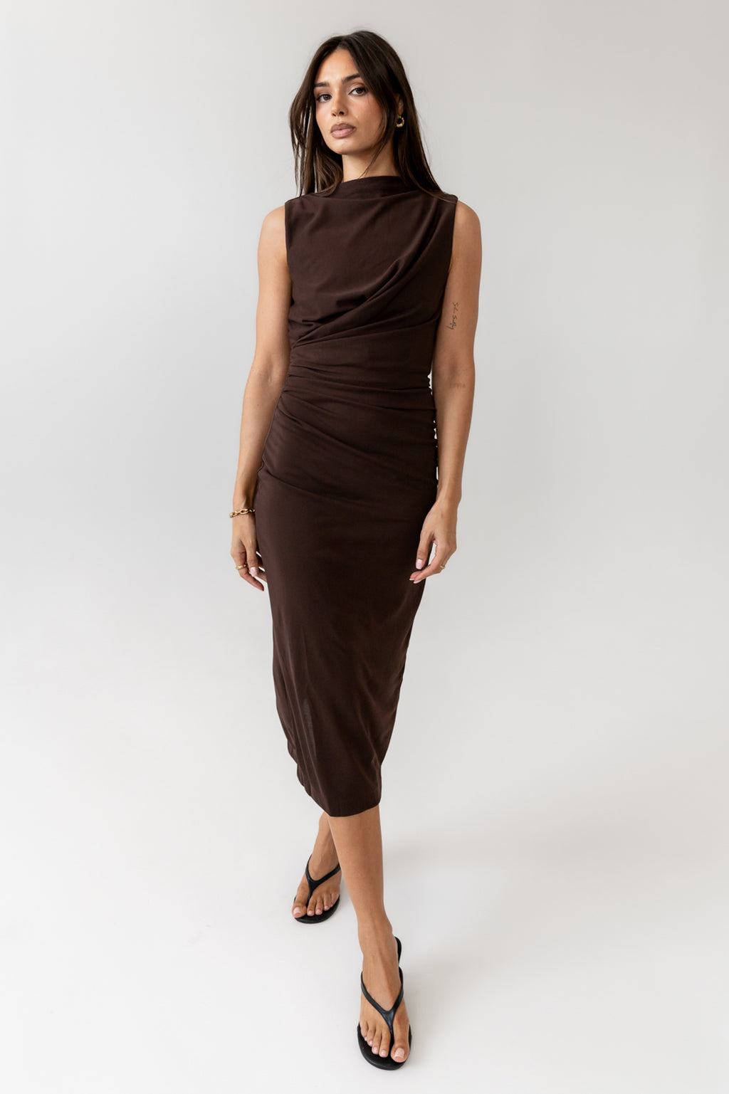 Aisla Ruched Maxi Dress