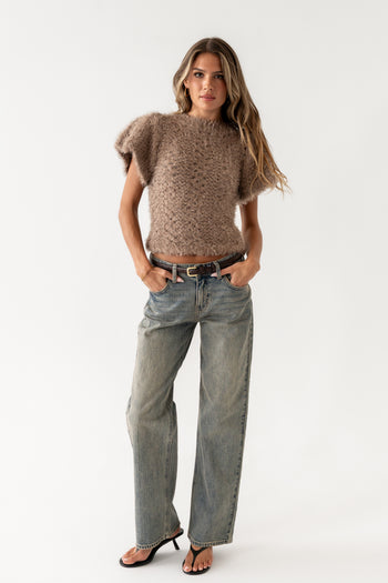 Marshall Straight Leg Vintage Jeans in Light Wash