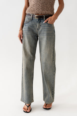 Marshall Straight Leg Vintage Jeans in Light Wash - FINAL SALE