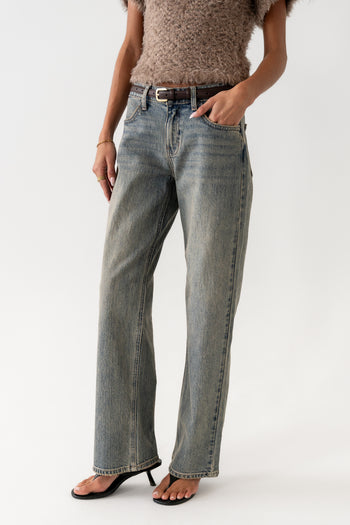 Marshall Straight Leg Vintage Jeans in Light Wash