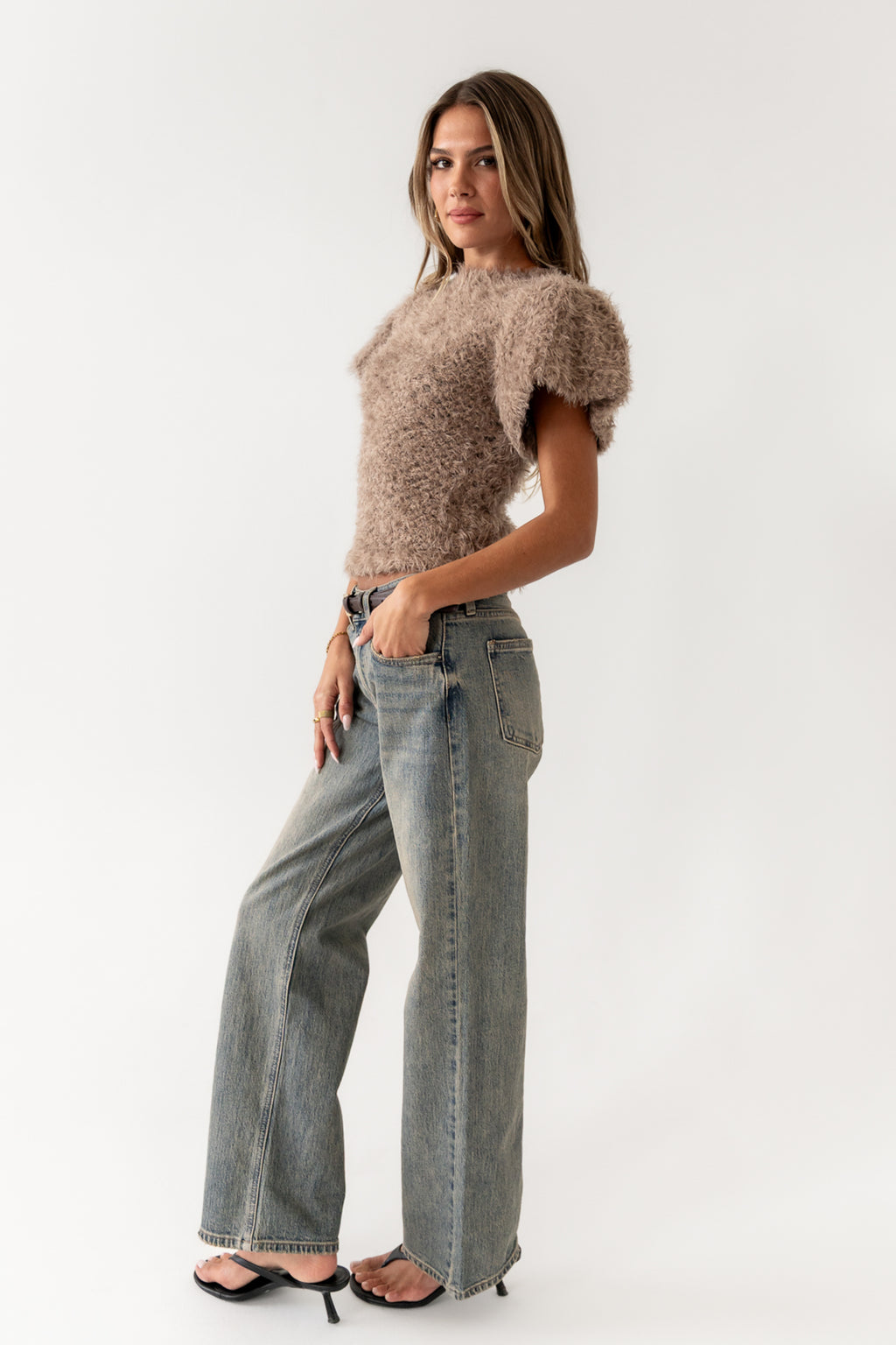 Marshall Straight Leg Vintage Jeans in Light Wash