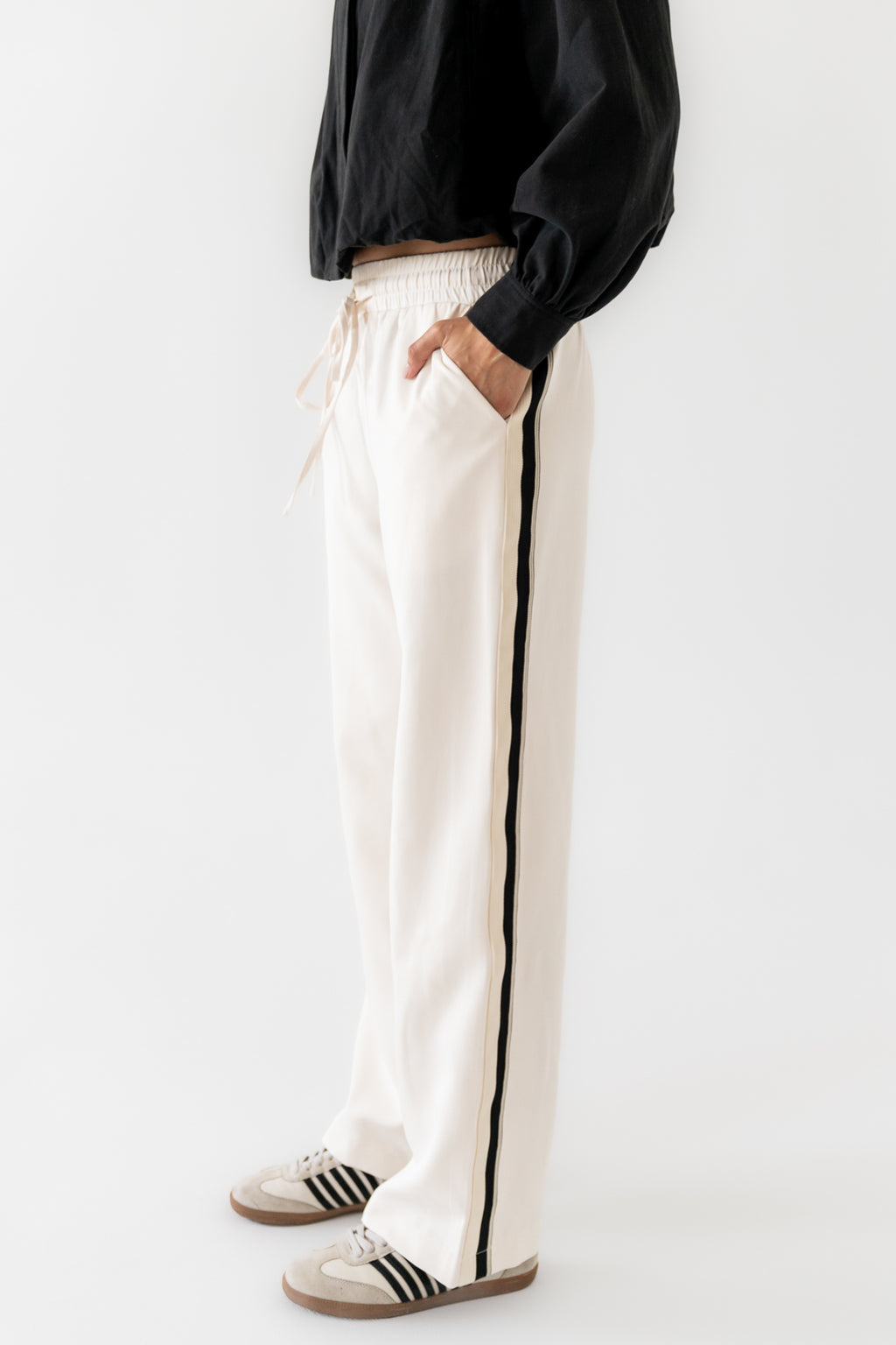Jazzy Baggy Pants in Off White - FINAL SALE