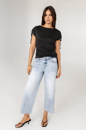 Colette Wide Leg Jeans in Light Wash