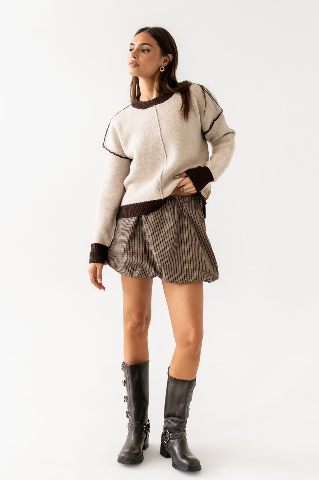 Junie Contrast Sweater - FINAL SALE