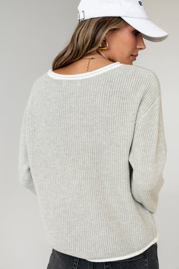  Contrast Sweater 