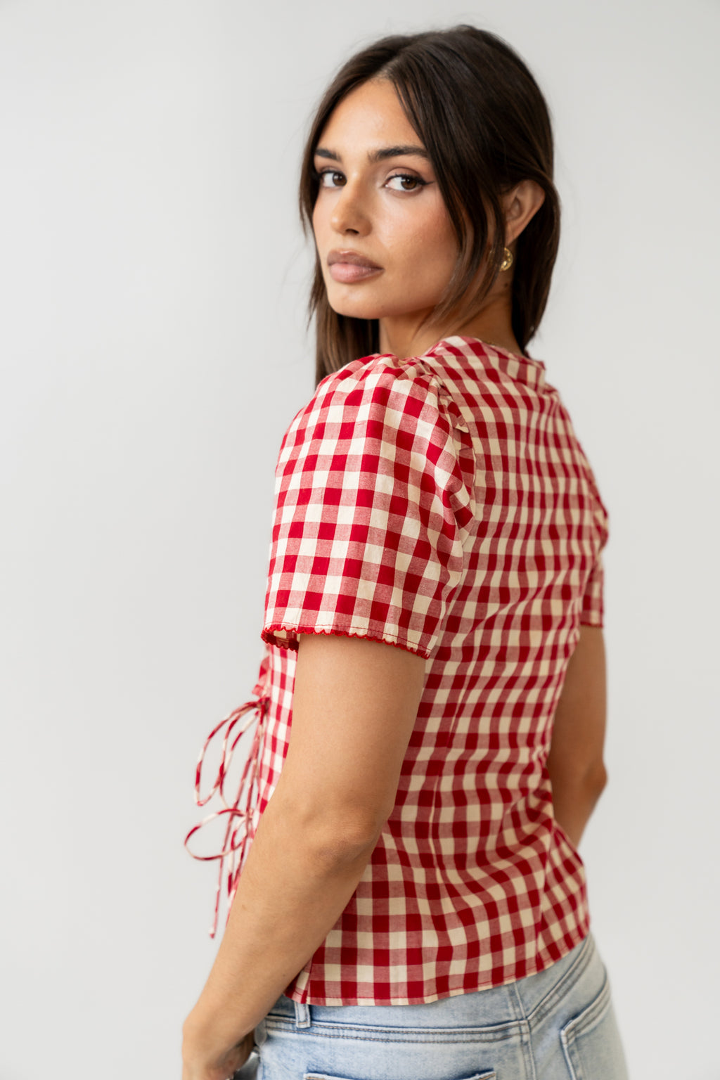 Gingham Blouse 