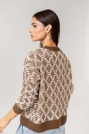 brown Knit Sweater