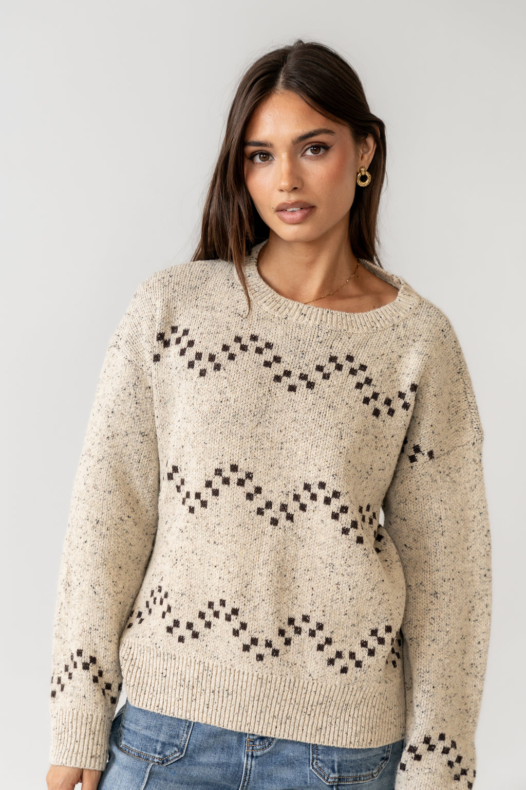 patterened sweater 