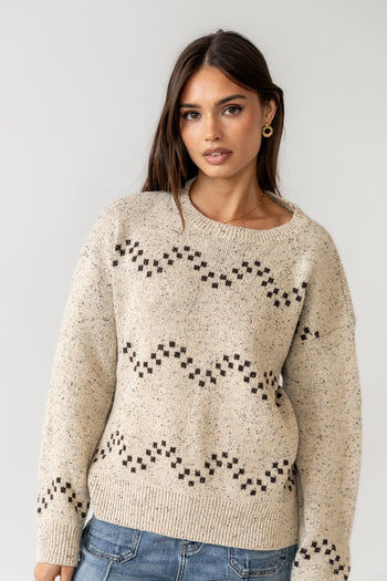 patterened sweater 