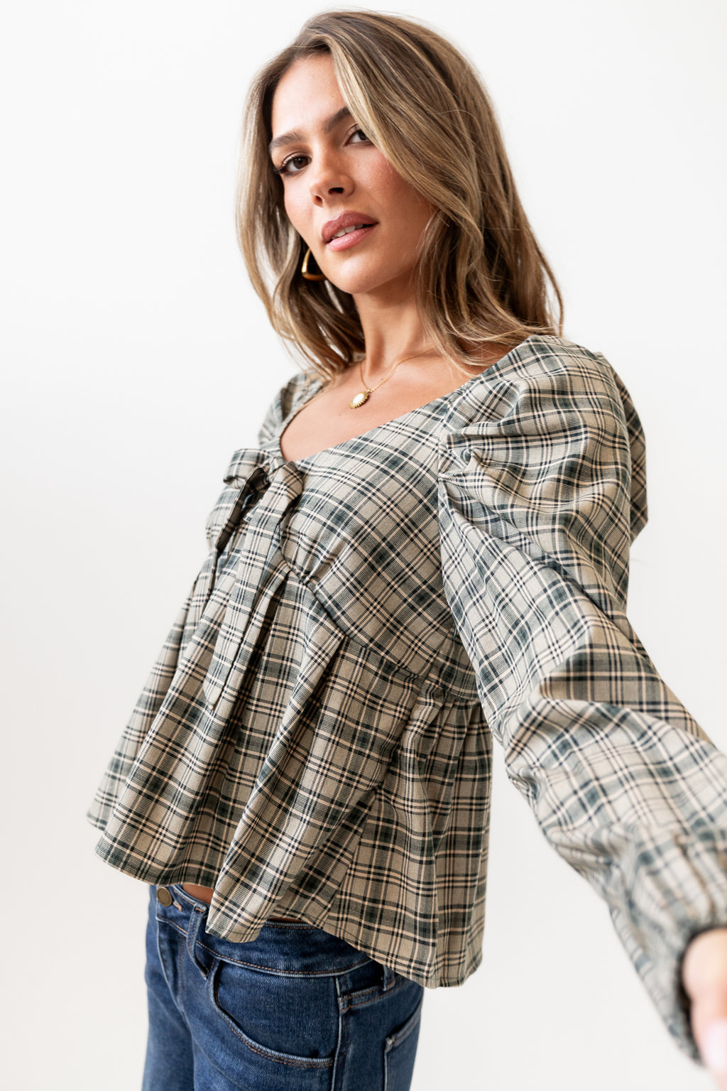 Smith Plaid Blouse