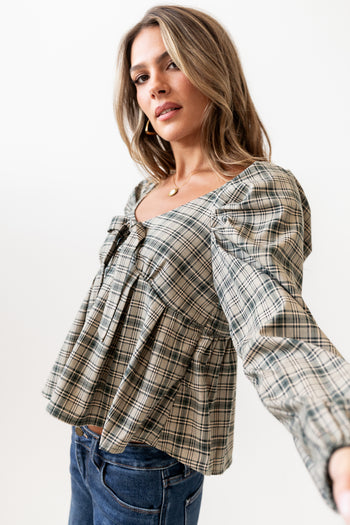Smith Plaid Blouse