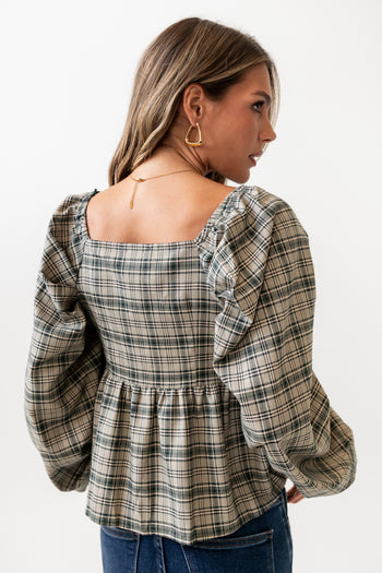 Smith Plaid Blouse