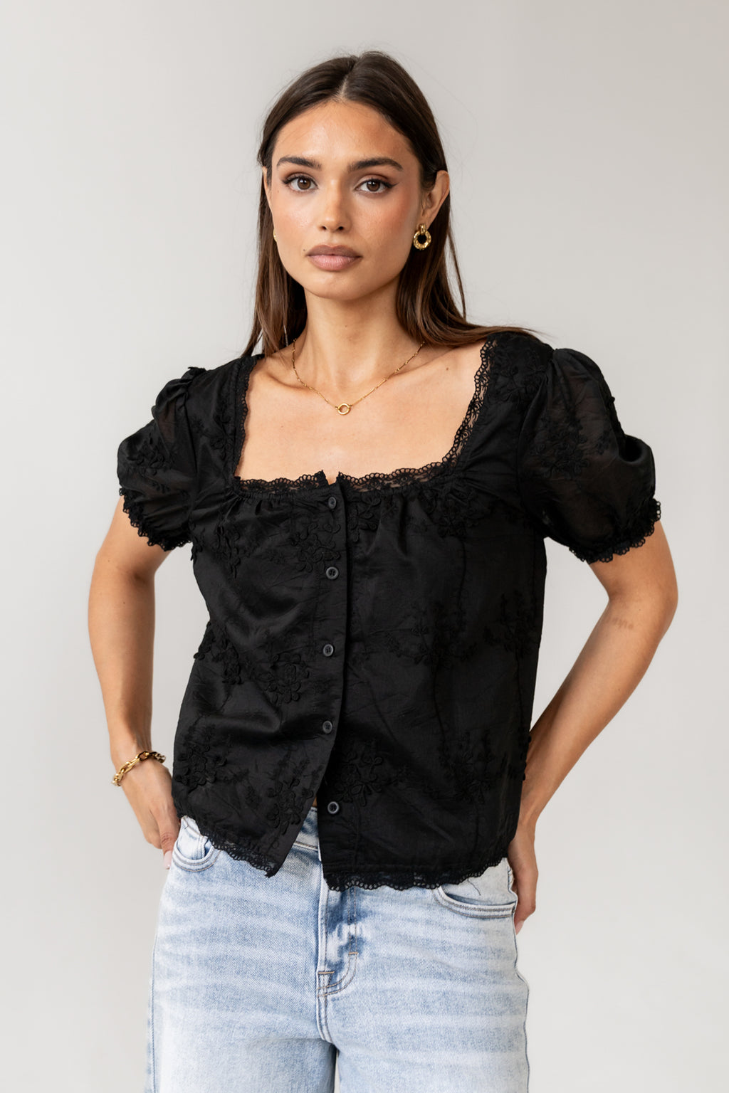floral printed blouse