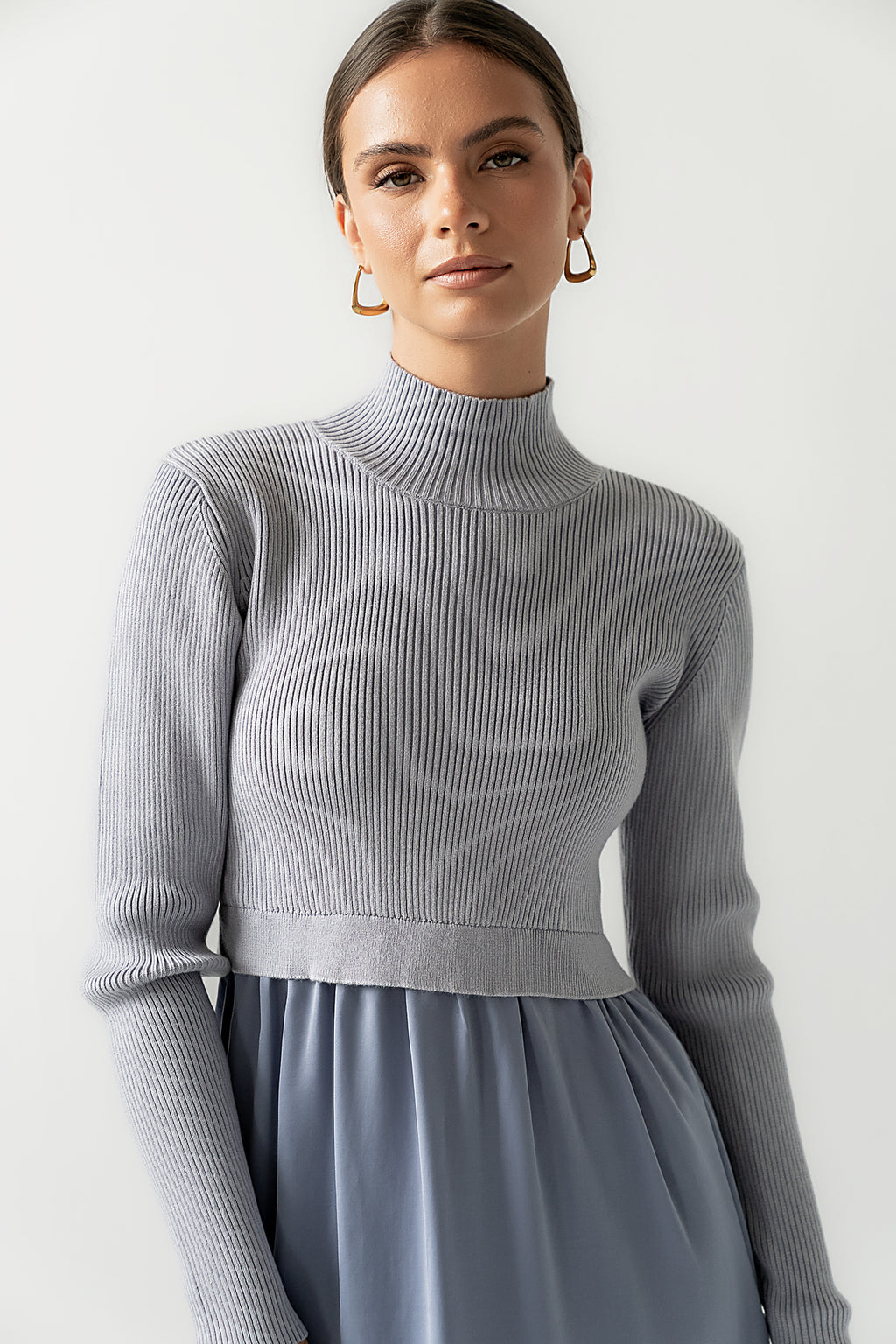Zeda Midi Dress in Blue - FINAL SALE