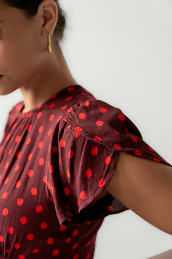 Brandy Polka Dot Mini Dress - FINAL SALE