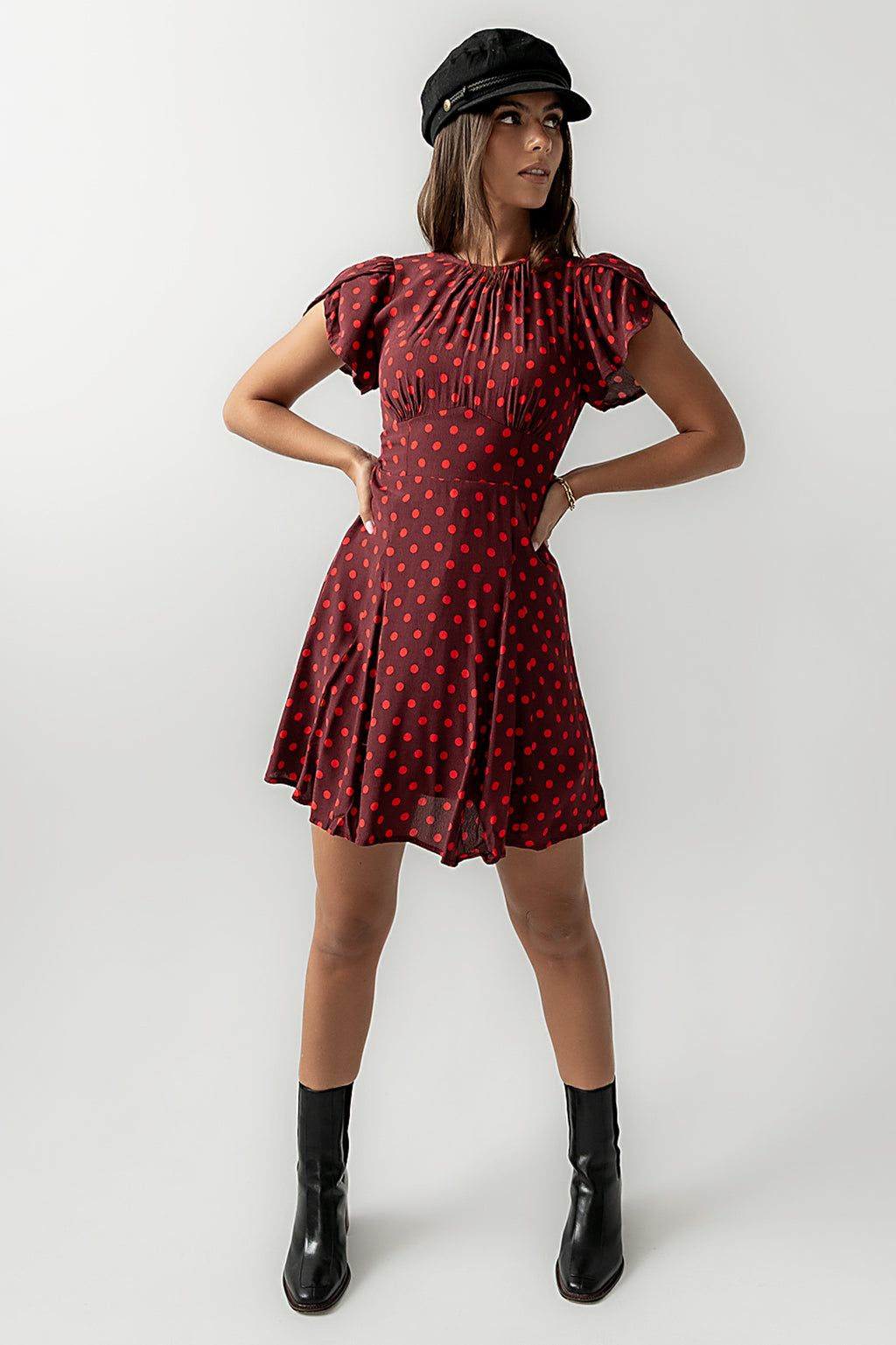 Brandy Polka Dot Mini Dress - FINAL SALE
