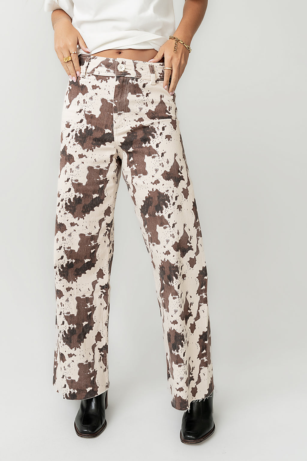 ABSTRACT PRINT PANTS
