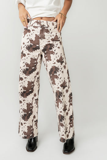 ABSTRACT PRINT PANTS