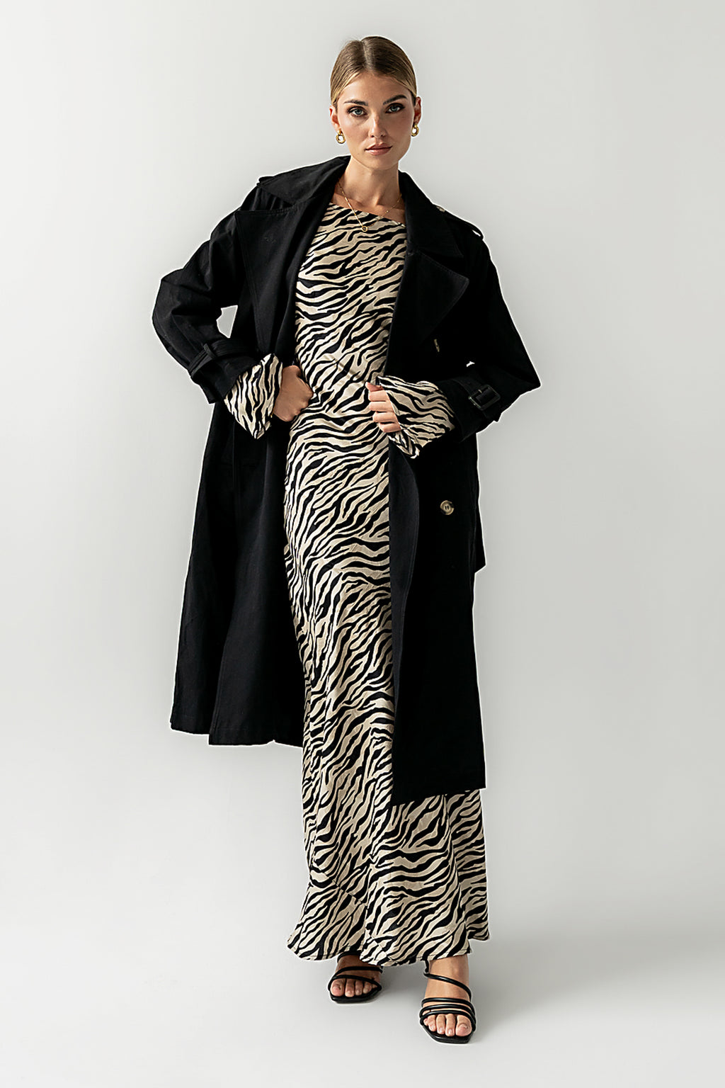 Zebra Ultra Maxi Dress