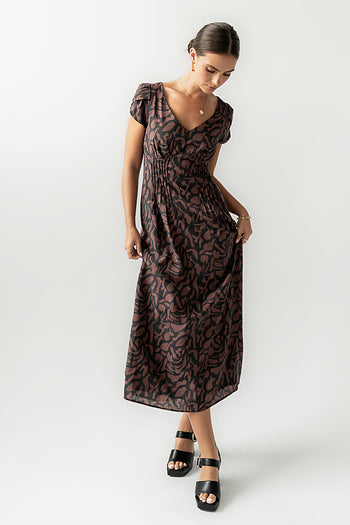 green emerald velvet dress Olive Green Strapless Abstract Floral Maxi Dress main image 1