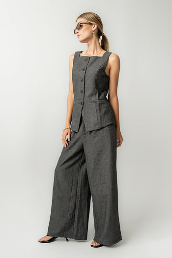 Arden Herringbone Vest