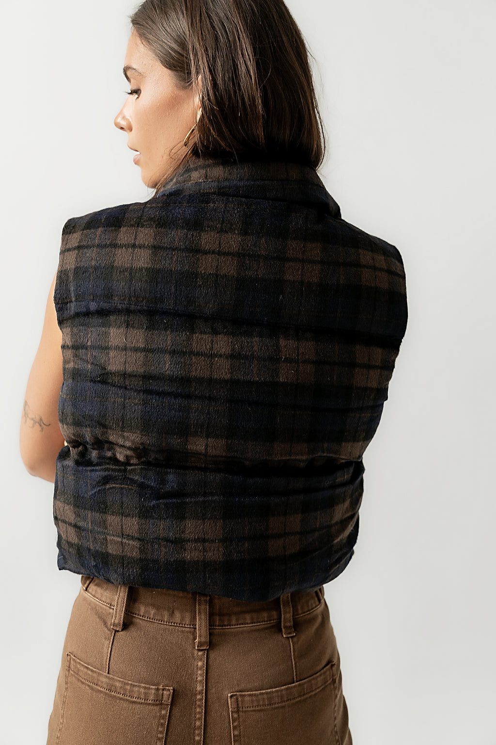 Brielle Puffer Vest in Navy - FINAL SALE