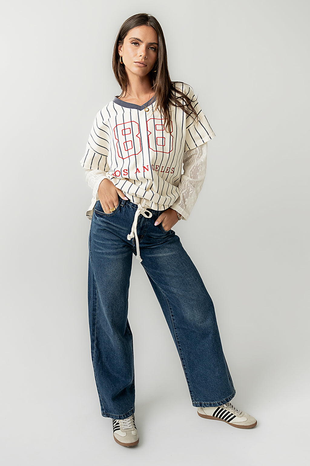 Maci Low Slung Baggy Jeans - FINAL SALE
