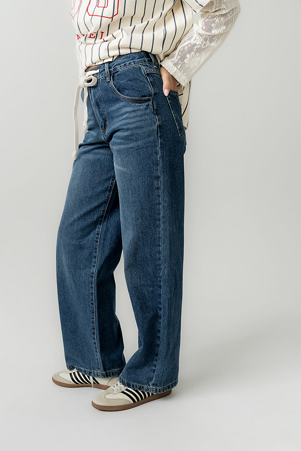Maci Low Slung Baggy Jeans - FINAL SALE