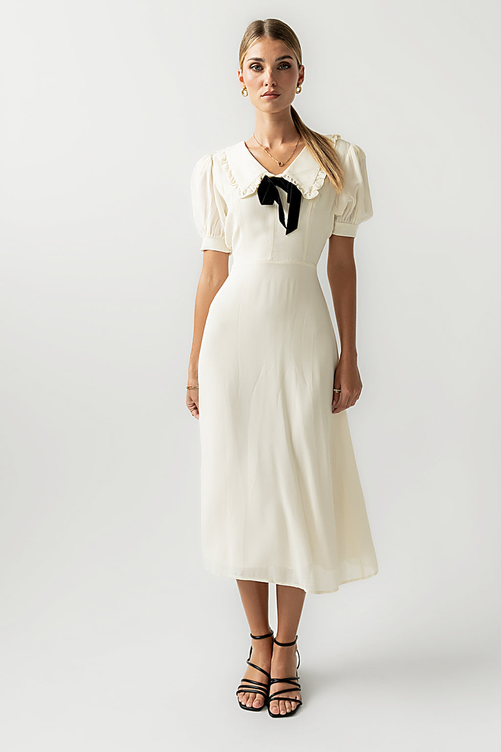 Maren Collared Midi Dress