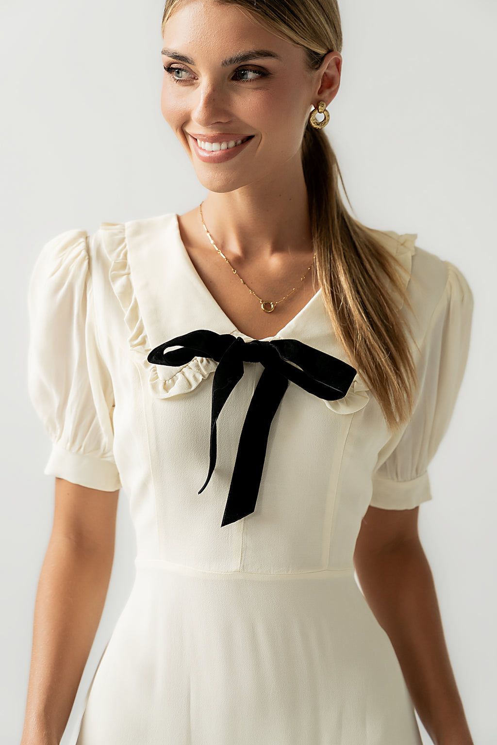 Maren Collared Midi Dress