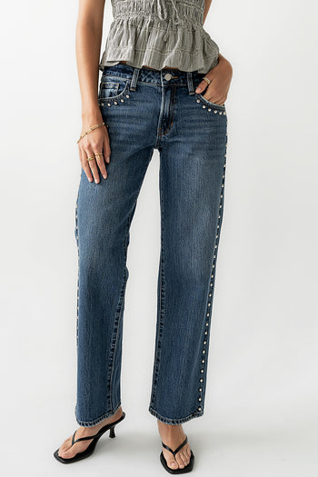 Noel Studded Baggy Jeans