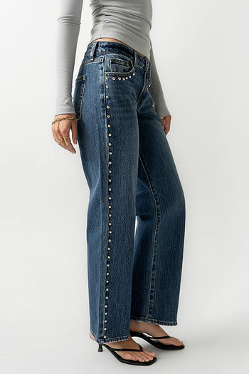 Noel Studded Baggy Jeans