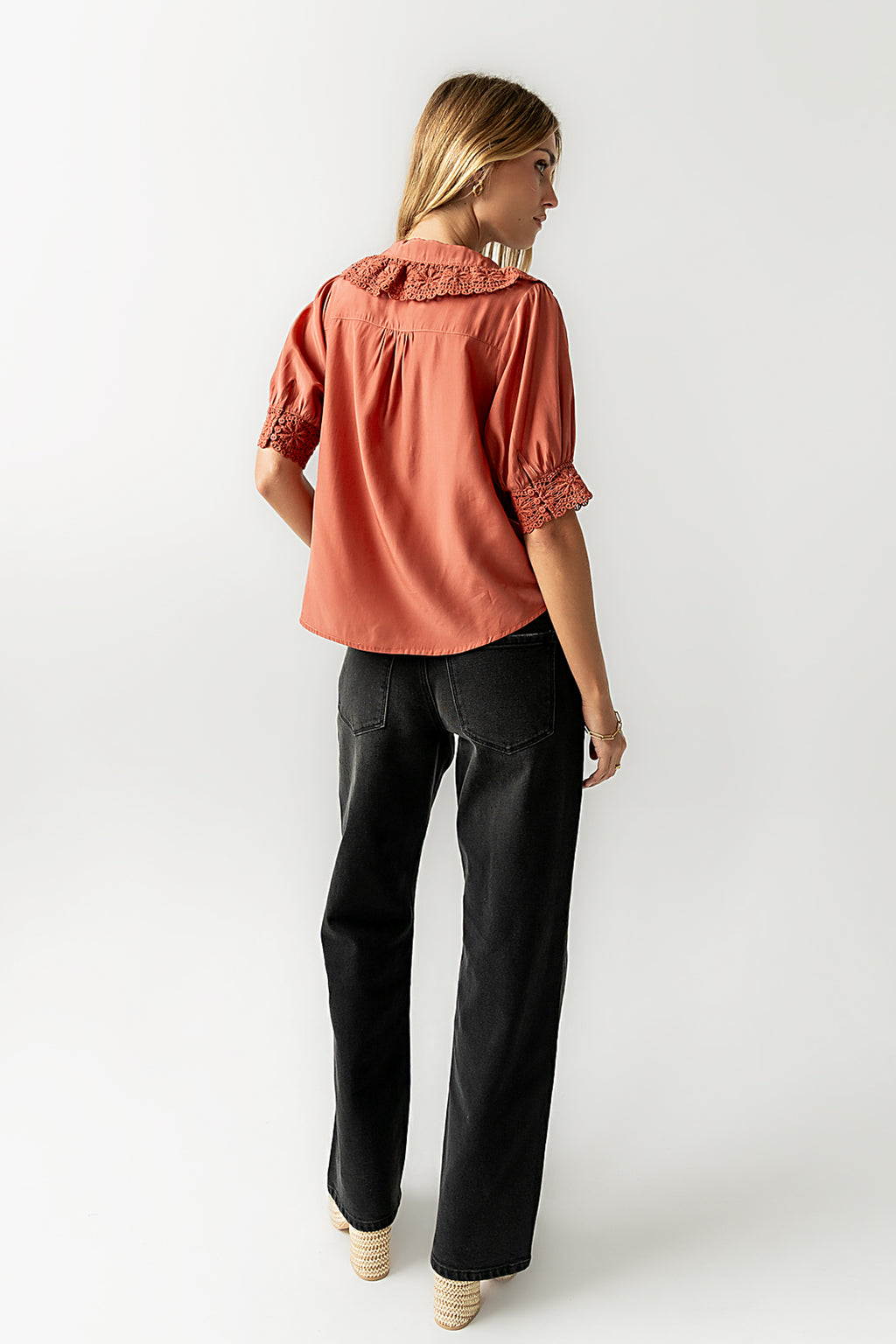 Zayne Button Up in Clay - FINAL SALE