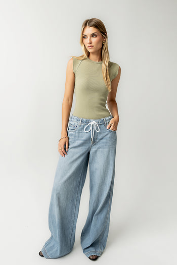 Huxley Tank in Olive